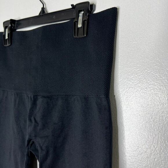 Assets by Spanx Black High-Waist Leggings Pants M Shaping Compression Fit - Picture 2 of 7